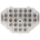 MF.431498 Πακέτο 26 μύτες κορνέ INOX, διακόσμησης, Matfer