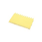 MF.421701 Χτένι Ζαχαροπλαστικής PP, 2 πλευρών, 11x7.5cm, Matfer