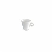 CP-P02-70 Φλυτζάνι Πορσελάνης 70cc, λευκά, σειρά OPTIK, LUKANDA