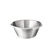 MF.702624 Μπωλ ανάμειξης INOX, φ24xΥ11.5cm, 3.5Lt, επίπεδος πάτος, NF Standard, Matfer