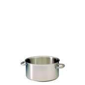 MF.693028 Ανοξείδωτη χύτρα ρηχή, φ28x14cm, 8.6lt, Σειρά Excellence (NSF standard), Matfer