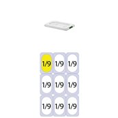 GNPPL-19 Καπάκι PP για Δοχεία Τροφίμων, GN1/9 (108 x 176mm)