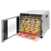 229026 Αποξηραντής για 10 σχάρες 40x39.5cm, 35-75°C, 1000W, 41.7x53.5xΥ43cm, HENDI