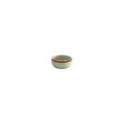 LOP76-BL-6.5 Μπωλ πορσελάνης, Φ6.5cm, Γκρίζο-Μπεζ με ρίγα, σειρά OPERA, LUKANDA