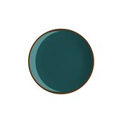 LOP99-FP-21 Πιάτο Ρηχό πορσελάνης, Φ21cm, Κυπαρισσί με ρίγα, σειρά OPERA, LUKANDA
