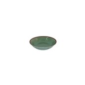 LOP27-BL-14 Μπωλ πορσελάνης, Φ14cm, Χακί με ρίγα, σειρά OPERA, LUKANDA