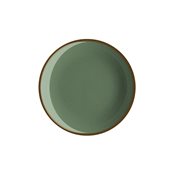 LOP27-DP-24 Πιάτο Βαθύ πορσελάνης, Φ24cm, Χακί με ρίγα, σειρά OPERA, LUKANDA