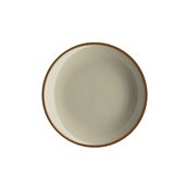 LOP76-DP-24 Πιάτο Βαθύ πορσελάνης, Φ24cm, Γκρίζο-Μπεζ με ρίγα, σειρά OPERA, LUKANDA