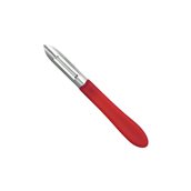 MF.090381 Αποφλοιωτής/Peeler με INOX λάμα 6.5cm, με κόκκινη λαβή, ολικό μήκος 16.5cm, Matfer