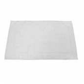 AI-BM-5080/WH Πατάκι 50x80cm, 700gr, 100% βαμβ. Πενιέ 20/2, λευκό με πλαίσιο, Artisti Italiani