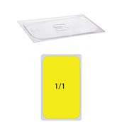 KAPP46010011 Καπάκι PC Διάφανο για Δοχεία Τροφίμων, GN1/1 (325 x 530mm), KAPP