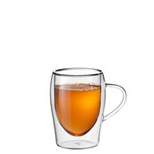 JTB-DHH-30CL (14.6076) Ποτήρι ISO-Glass, Διπλότοιχο, 30cl, με χερούλι για τσάι, φ8,6x11,5cm, JosTenBerg