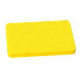 YPL-60402/YE Πλάκα Κοπής Πολυαιθυλενίου HDPE500, κίτρινη, 60x40x2cm με αντιολισθητικά πέλματα σιλικόνης