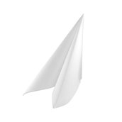 AIR-N-40/WH Πακέτο 50 Χαρτοπετσέτες Airlaid, 40x40cm, 55gr/m2, Άσπρες