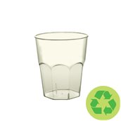 2875PLA-21 Πλαστικό ποτήρι PLA, βιοδιασπώμενο, μίας χρήσης 33cl διαφανές