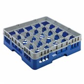 AMB-25/BLUE Μπασκέτα Πλυντηρίου (κλειστού τύπου), 25 χωρίσματα, 50x50x14.3cm, μπλε, AMER-BOX