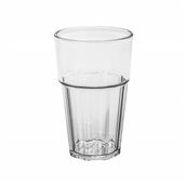 GC22/TR Ποτήρι πλαστικό PC (Polycarbonate), Casablanca, διάφανο, 400ml, Στοιβαζόμενο