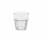 GC19/TR Ποτήρι πλαστικό PC (Polycarbonate), Casablanca, διάφανο, 200ml, Στοιβαζόμενο