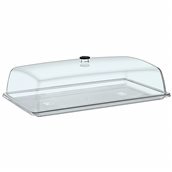GF-11 Κάλυμμα (καπάκι) ύψους 15cm, πλαστικό PC για δίσκο GN1/1, διάφανο (ο δίσκος ΔΕΝ περιλαμβάνεται)