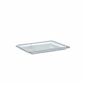 GFT-12/CLEAR Δίσκος πλαστικός PC, GN1/2 (32.5x26.5cm), χωρίς κάλυμμα, διάφανος