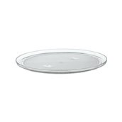 GFT-13/CLEAR Δίσκος πλαστικός PC, στρογγυλός Φ38cm, χωρίς κάλυμμα, διάφανο