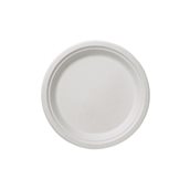 Q2010 Πιάτο Ρήχο Στρογγυλό Φ16cm, από ζαχαροκάλαμο, Μίας Χρήσης, Leone