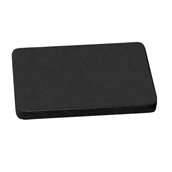 YPL-60402/BK Πλάκα Κοπής Πολυαιθυλενίου HDPE500, μαύρη, 60x40x2cm με αντιολισθητικά πέλματα σιλικόνης
