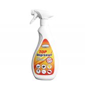 TOP-DEGREASER/750ML Ισχυρό ξελεκιαστικό 750ml, για ψέκασμα σε λάδια, γράσσο, καρβουνίλες , grill, κουζίνες , μαυρίλες παπουτσιών σε πετσέτες