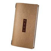 CO4R3NM Menu από ίνες κυτταρίνης, Σειρά Custom, με 1 διαφάνεια για 4 σελίδες 4RE (15.3x29.7cm), DAG Italy