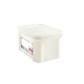 G119612 Δοχείο αποθήκευσης HACCP 15Lt (40x30x23.5cm), με καπάκι, -40/+90°C, λευκό, Gilac