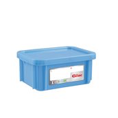 G119510 Δοχείο αποθήκευσης HACCP 12Lt (40x30x18cm), με καπάκι, -40/+90°C, μπλε, Gilac