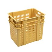 G180623 Καλάθι αποθήκευσης ψωμιού 120Lt (45x64x55.5cm), κίτρινο, Gilac