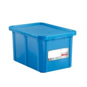 G119910 Δοχείο αποθήκευσης HACCP 55Lt (60x40x33cm), με καπάκι, -40/+90°C, μπλε, Gilac