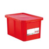G119909 Δοχείο αποθήκευσης HACCP 55Lt (60x40x33cm), με καπάκι, -40/+90°C, κόκκινο, Gilac