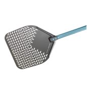 E-37RF/150 Φτυάρι Πίτσας διάτρητο 36x36cm αλουμινίου SHA, με κοντάρι 1.5m, GIMETAL
