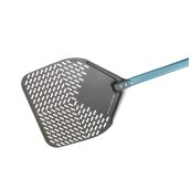 E-32RF/150 Φτυάρι Πίτσας διάτρητο 33x33cm αλουμινίου SHA, με κοντάρι 1.5m, GIMETAL