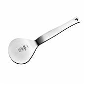 CP.00.BG13 Μπάτης Πλακέ 1.1Kg INOX Στρογγυλός, με χοντρή λαβή, Valgobbia