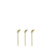TMX-B102-7 Πακέτο 100τμχ Ξύλινα Sticks 7cm Bamboo με κόμπο στην μία άκρη