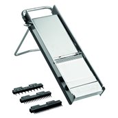 MF.215001 Μαντολίνο INOX, με 2 λεπίδες (ίσια/κυμματιστή)+1 σετ julienne (10/18/30 δόντια) χωρίς pusher, Matfer