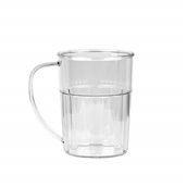 GC12/TR Ποτήρι μπύρας πλαστικό PC (Polycarbonate), Φ8.7x11.5, διάφανο, 500ml