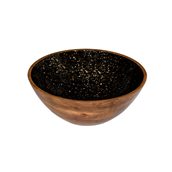 WCC3030Z Ξύλινο Μπωλ για Μπουφε φ30x10cm, Μαύρο
