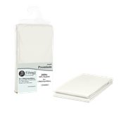 P200-P-WHW Σετ 2 μαξιλαροθήκες 52x72+15cm, 100% βαμβ. Περκάλι πενιέ, siliconized, 200 κλωστές, πάγου