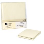 P2-300L-EC Σετ 2 μαξιλαροθήκες 50x70+5cm, 100% βαμβακερό, 300 κλωστές, (60°C) εκρού