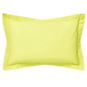 OP2P-5075-LE Σετ 2 μαξιλαροθήκες 50x75+Oxford 5cm, 100% βαμβακερό, 205 κλωστές, λεμονί