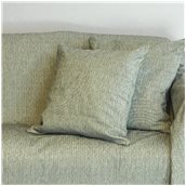 21C02GRP50 Διακοσμητική μαξιλαροθήκη 50x50cm, ακρυλικό σενίλ, γκρι, ελληνικής κατασκευής