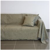 18C01GR2 Ριχτάρι διθέσιου καναπέ 250x180cm, ακρυλικό σενίλ, γκρι, ελληνικής κατασκευής