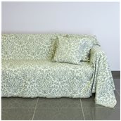 21C03GR4 Ριχτάρι τετραθέσιου καναπέ 350x180cm, ακρυλικό σενίλ, γκρι, ελληνικής κατασκευής