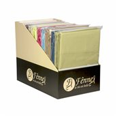 OP2P-5075-C10 Σετ 2 μαξιλαροθήκες 50x75+Oxford 5cm, 100% βαμβακερό, 205 κλωστές, διάφορα χρώματα