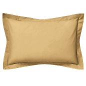 OP2P-5075-CA Σετ 2 μαξιλαροθήκες 50x75+Oxford 5cm, 100% βαμβακερό, 205 κλωστές, καφέ καμήλας