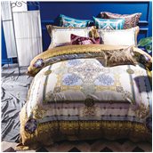 BS-300L-235260-001 Σετ Μαξ/κες + Σεντόνια διπλά FLAT 235x260cm, 100% βαμβ., 300TC, (60°C), Digital